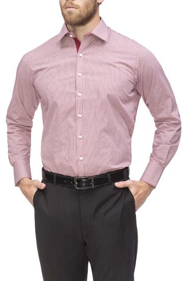 Van Heusen European Cut Micro Check - Mens